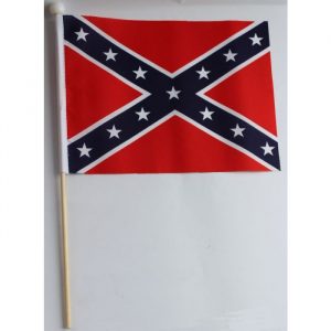 AMERICAN CIVIL WAR CONFEDERATE BATTLE FLAG -HAND HELD - WARSTUFF.COM