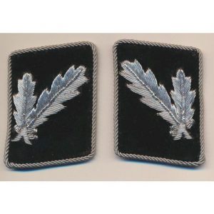 GERMAN SS-OBERFUHRER (Brigadier) 2ND VERSION OFFICER COLLAR TABS ...